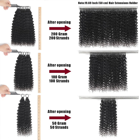 Extensions Crochet Deep Wave – Cheveux Humains Vietnamiens | Boucles Profondes Sans Nœuds | 14 à 22 Pouces