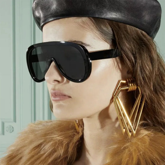 Lunettes Oversize Y2K Punk – UV400 | Femme & Homme