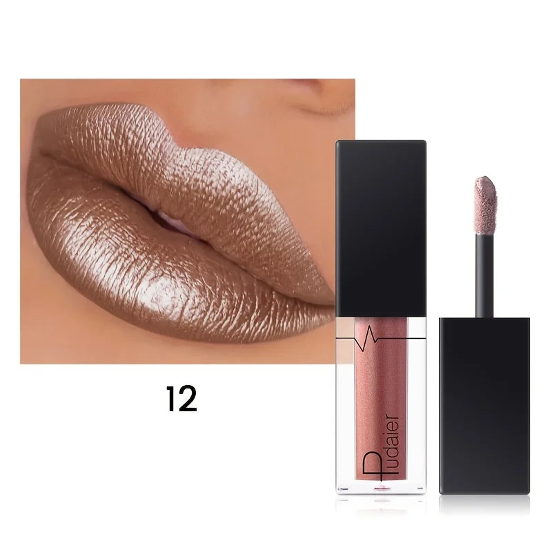 Rouge à Lèvres Brillant Pailleté ✨ — Hydratant & Haute Pigmentation