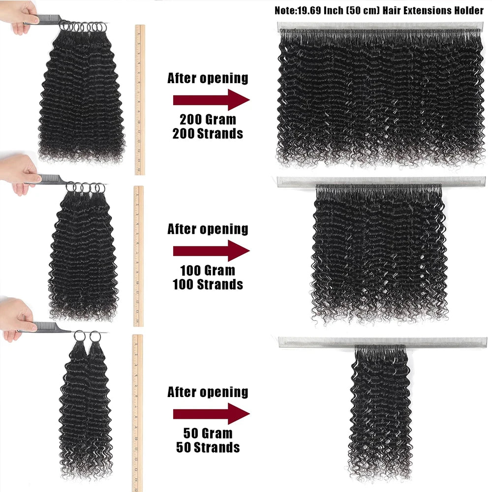 Extensions Crochet Deep Wave – Cheveux Humains Vietnamiens | Boucles Profondes Sans Nœuds | 14 à 22 Pouces