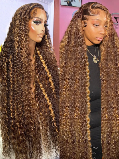 Perruque HD Lace Frontale Deep Wave 💎 | 13x6 & 13x4 | Cheveux Humains Brésiliens | 18-40 Pouces