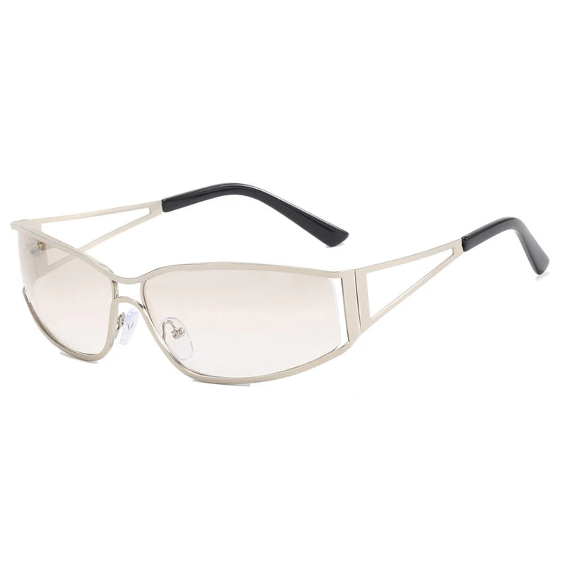 Lunettes Dégradé Steampunk Miroir – Style Y2K | Femme & Homme