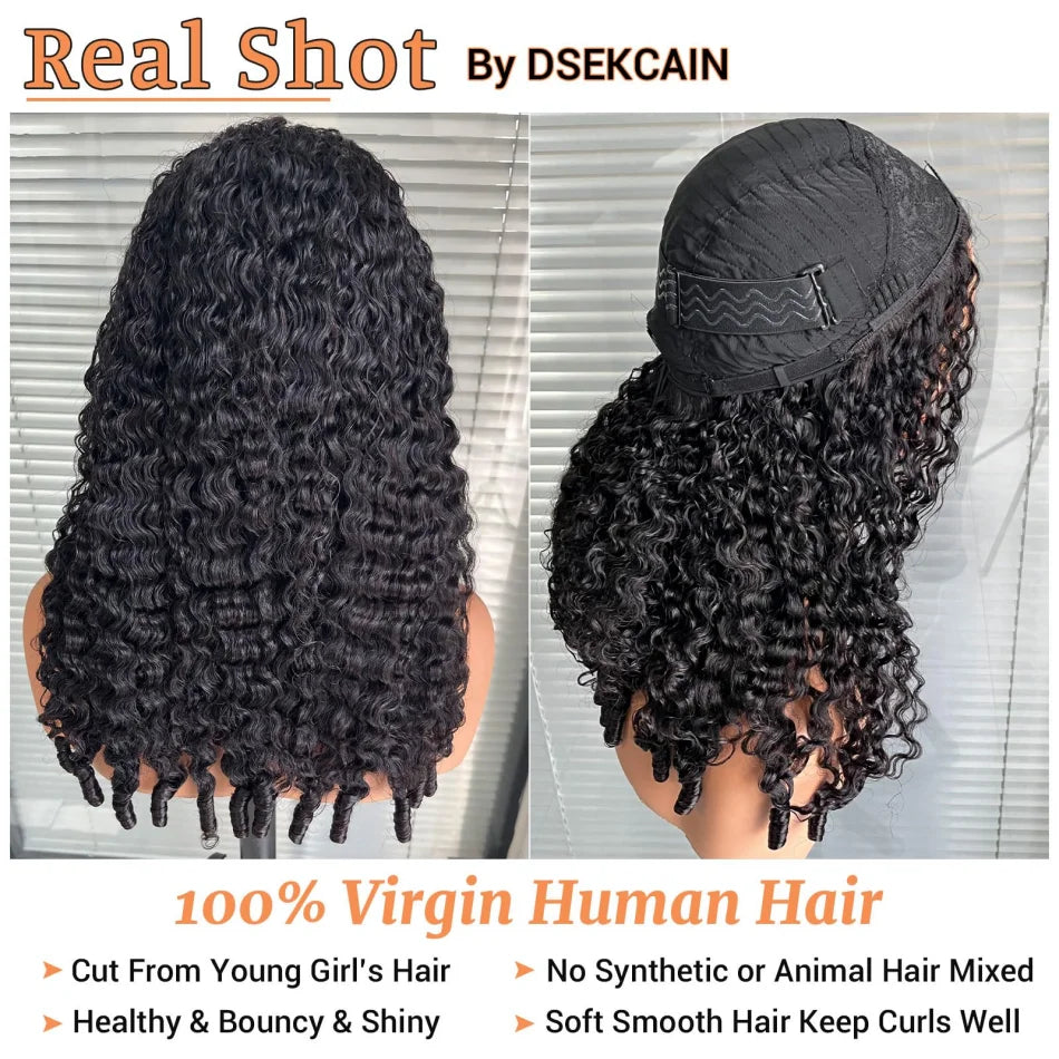 Perruque Bouclée Birmane Lace Front 13x4 / 13x6 | Cheveux Humains Brésiliens Remy | Densité 200%-250% | 16-40 Pouces