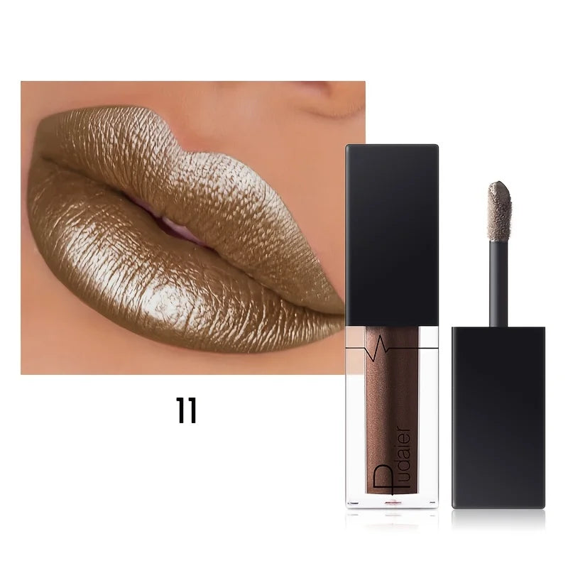 Rouge à Lèvres Brillant Pailleté ✨ — Hydratant & Haute Pigmentation