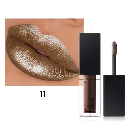 Rouge à Lèvres Brillant Pailleté ✨ — Hydratant & Haute Pigmentation