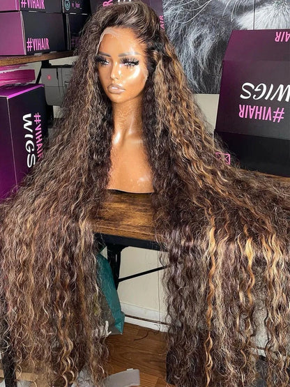 Perruque HD Lace Frontale Deep Wave 💎 | 13x6 & 13x4 | Cheveux Humains Brésiliens | 18-40 Pouces