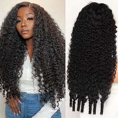 Perruque Bouclée Birmane Lace Front 13x4 / 13x6 | Cheveux Humains Brésiliens Remy | Densité 200%-250% | 16-40 Pouces