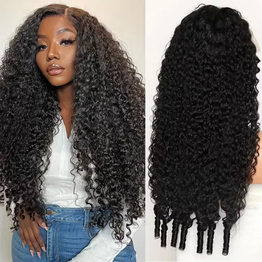 Perruque Bouclée Birmane Lace Front 13x4 / 13x6 | Cheveux Humains Brésiliens Remy | Densité 200%-250% | 16-40 Pouces