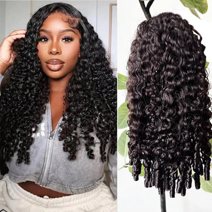 Perruque Bouclée Birmane Lace Front 13x4 / 13x6 | Cheveux Humains Brésiliens Remy | Densité 200%-250% | 16-40 Pouces
