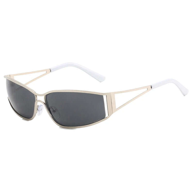 Lunettes Dégradé Steampunk Miroir – Style Y2K | Femme & Homme