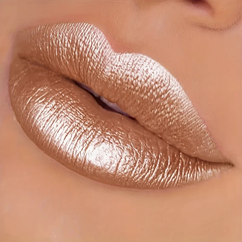 Rouge à Lèvres Brillant Pailleté ✨ — Hydratant & Haute Pigmentation