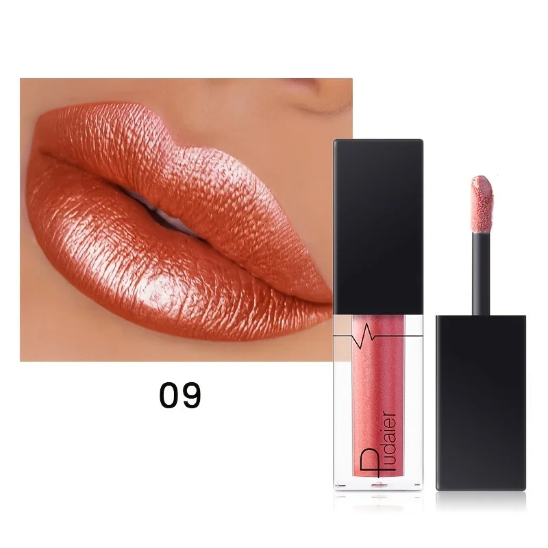 Rouge à Lèvres Brillant Pailleté ✨ — Hydratant & Haute Pigmentation