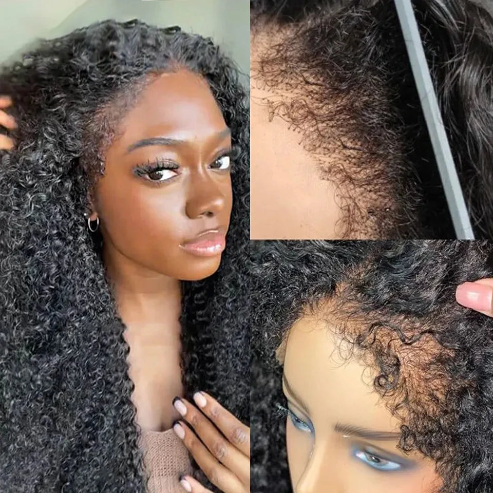 Perruque 4C Kinky Curly Lace 13x6 HD