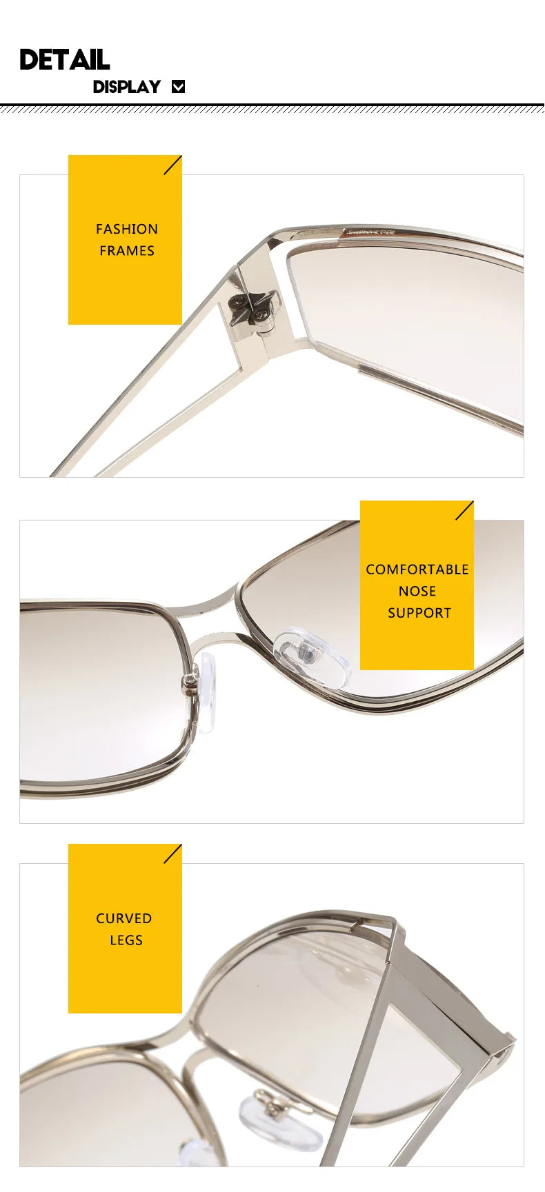 Lunettes Dégradé Steampunk Miroir – Style Y2K | Femme & Homme