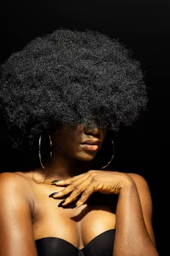 Perruque Afro style année 70